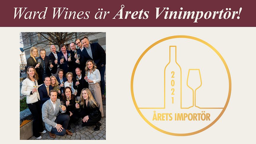 Ward Wines - Årets Vinimportör 2021