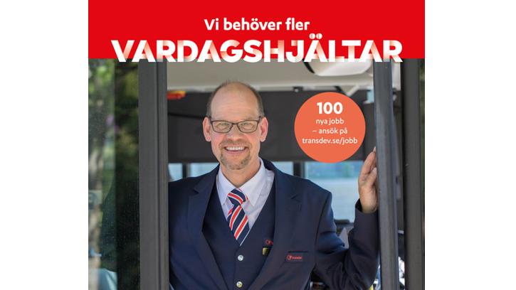 100 nya bussförare och mekaniker behöver rekryteras i Umeåregionen de tre kommande åren