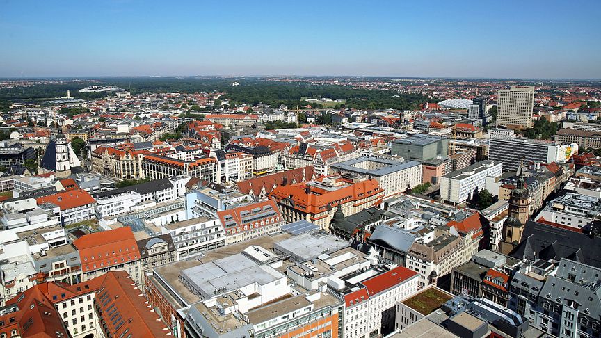 Leipzig: Blick auf die Innenstadt - Foto: Andreas Schmidt