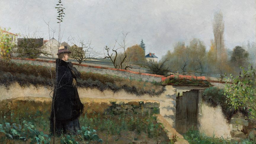 Julia Beck, Höstdag, 1883. Olja på duk. Foto: Anna Danielsson/Nationalmuseum. 