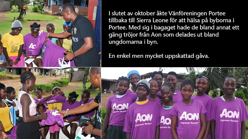 Vänföreningen Portee på återbesök i Sierra Leone