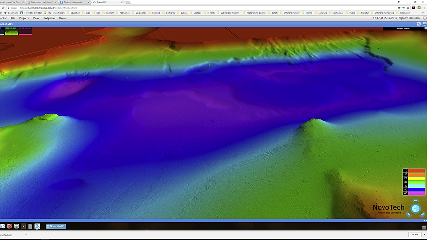 Den virtuelle virkelighetsmodellen av Hafrsfjorden viser havbunnen i 3D, og alle interesserte kan selv dykke ned i fjorden og ta del i jakten etter spor fra det berømte slaget.