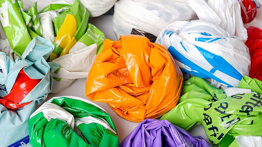 Återvunnen plast används i liten omfattning i förpackningar