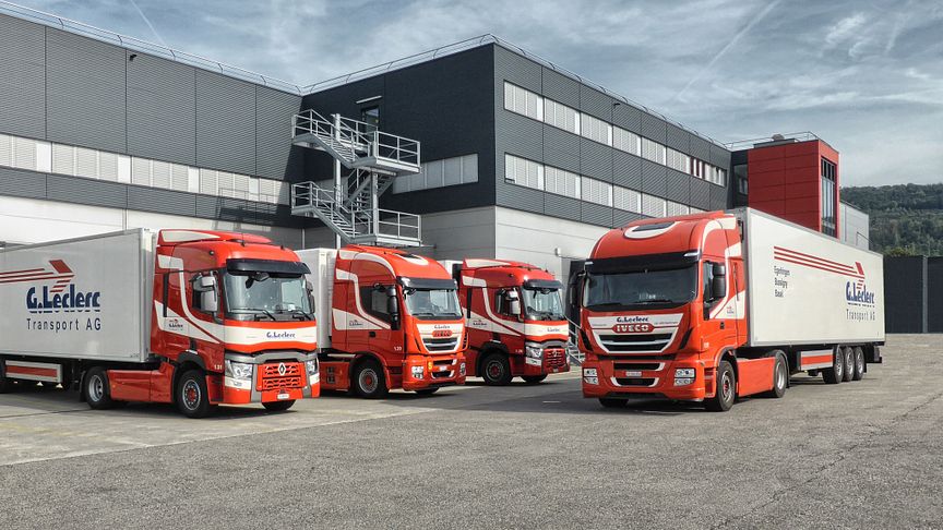 G. Leclerc Transport AG's entire fleet (200 tractor units and 160 semi-trailers) is equipped with telematics from idem telematics.