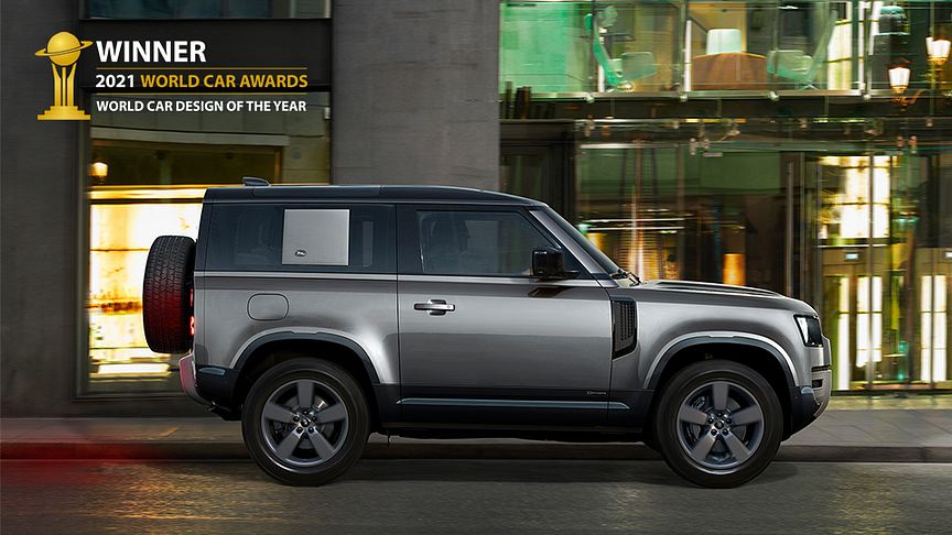 Land Rover Defender kåret til 2021 World Car Design of the Year 