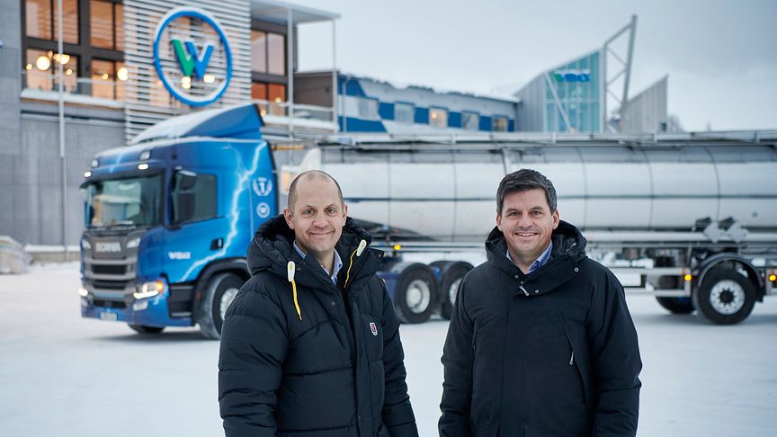 Magnus Sundström, CEO Wibax Logistics & Jonas Wiklund, CEO Wibax Group