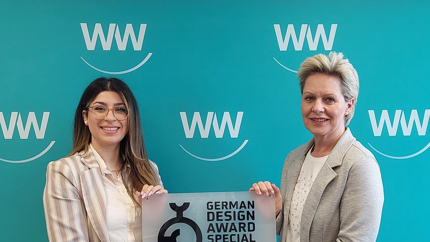 Christel Aslan (l.) und Angelika Schomberg von Westfalen Weser, die für die Entwicklung und Einführung der neuen Website verantwortlich waren, freuen sich sehr über diese hochkarätige Auszeichnung.