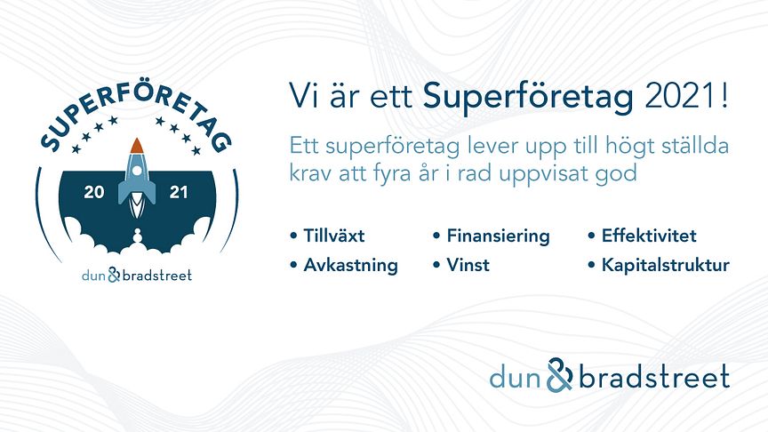 Vilja receives Superföretag 2021 Award 