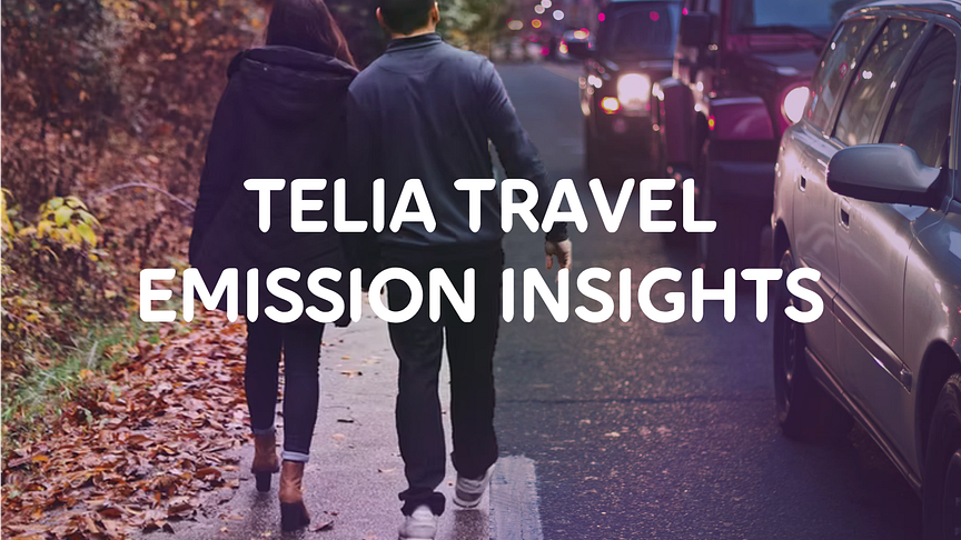 Telia lanserar tjänst för kartläggning av koldioxidutsläpp från persontransporter