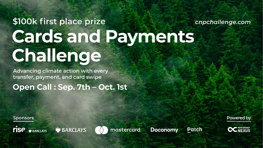 Co-create the future of digital payments addressing climate change at the world’s first ‘Cards and Payments’ Challenge.