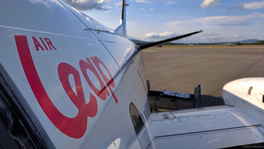 Air Leap Aviation flyttar underhåll av flygplan till Halmstad