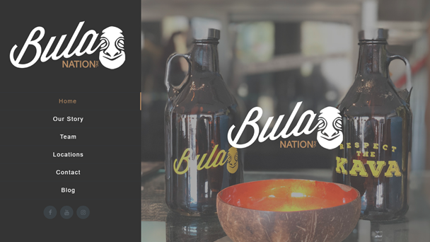 Screenshot of Bula Nation’s website
