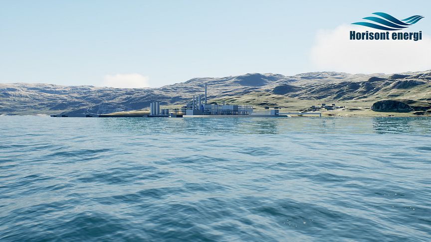 “Barents Blue Ammonia Plant” i Finnmark får status som IPCEI Hydrogen prosjekt. Enova støtter prosjektet med inntil 482 millioner kroner (ill: Horisont Energi)