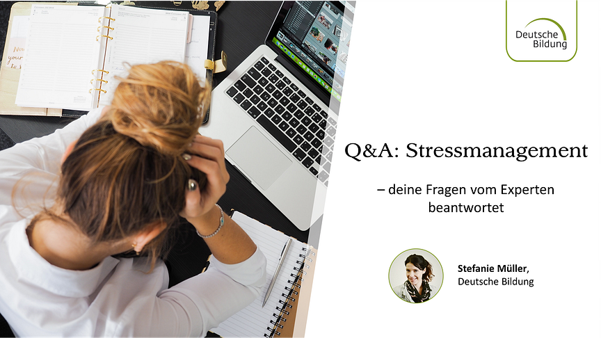 Q&A mit Expertin Stefanie Müller – Thema: Stressmanagement