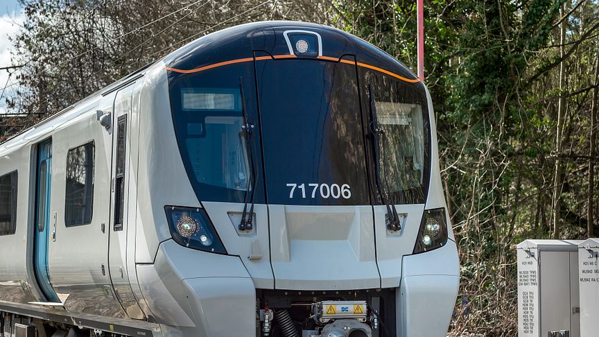 Class 717s are more energy efficient than previous generations of trains. 