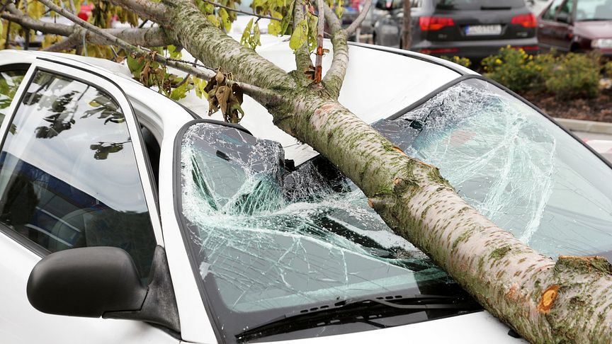 Sturmverursachte Schäden an Autos reguliert bereits die Teilkaskoversicherung.