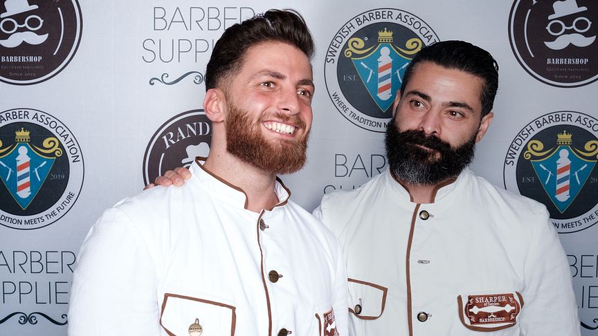 Västkustens bästa barberare - Omar Darwish och Homan Taghizadeh från Sharper Barbershop i Göteborg.