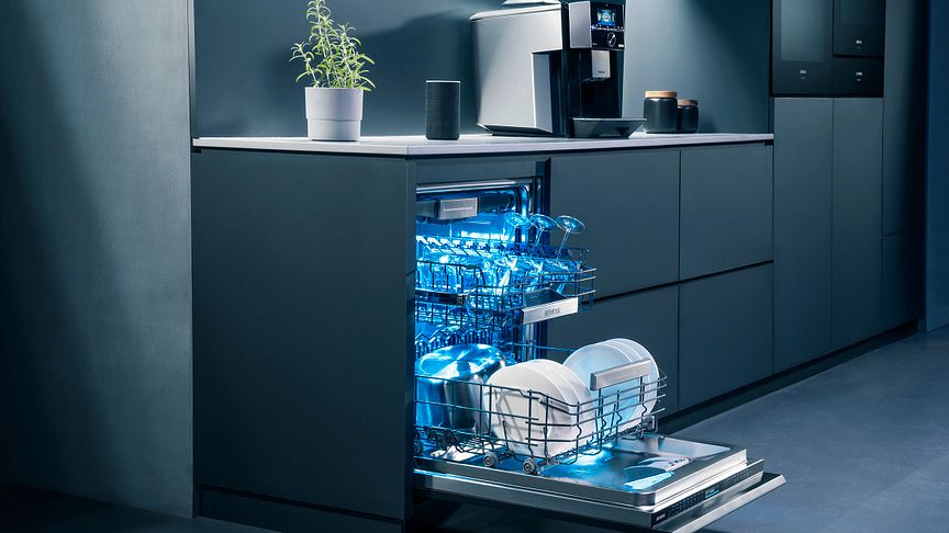 Opvaskemaskinens fremtid starter nu, da alle Siemens modellerne i den nye generation af opvaskemaskiner – fra basismodellen til topmodellen - kan tilsluttes Wi-Fi.