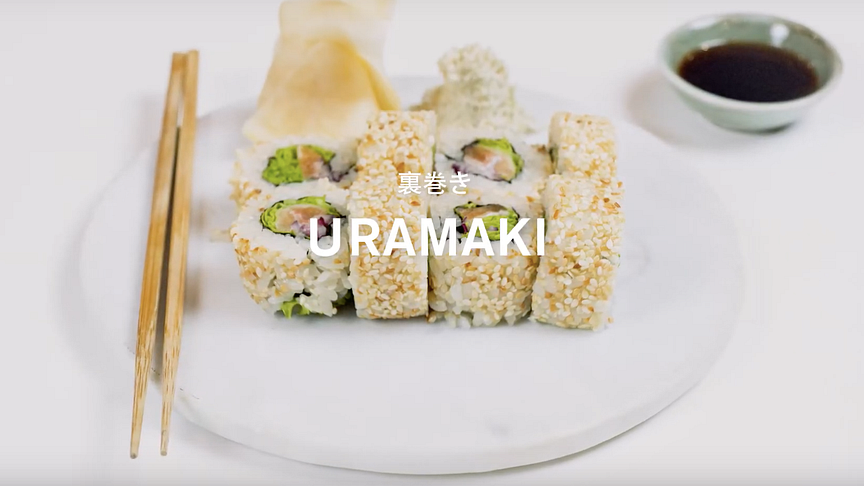 Recept: Sushiskola - Uramaki 