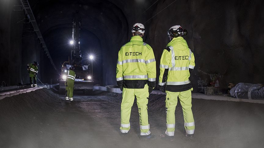 Eitech ansvarar för installationerna av tekniska system i moderniseringen av Tingstadstunneln