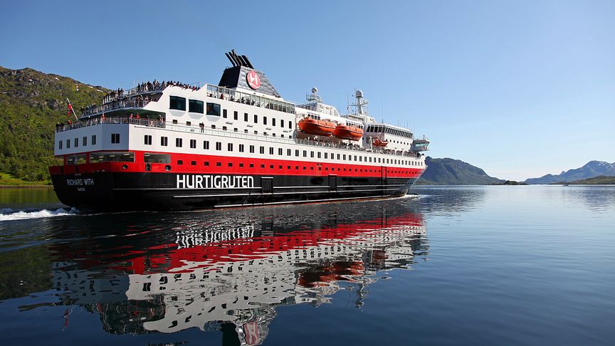 MS Richard With. Foto: Hurtigruten