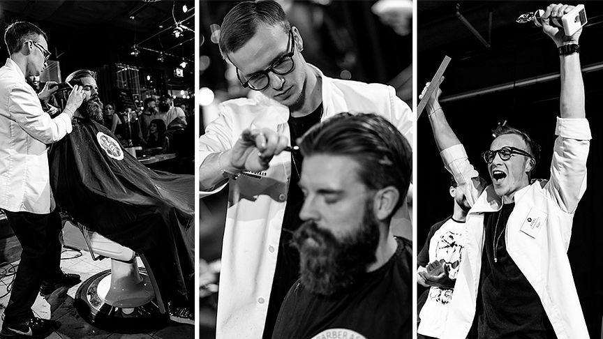 Årets barberare 2019 - Alan Mannerstål. (foto: Carl D Marshall / Barber Supplier)