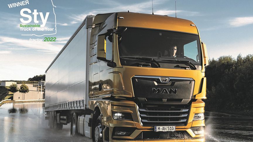 MAN TGX 18.510 kåret som ”Sustainable Truck of the Year 2022”