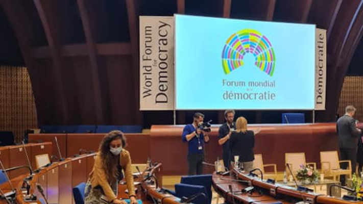 Northumbria student represents the UK at World Forum for Democracy 2021