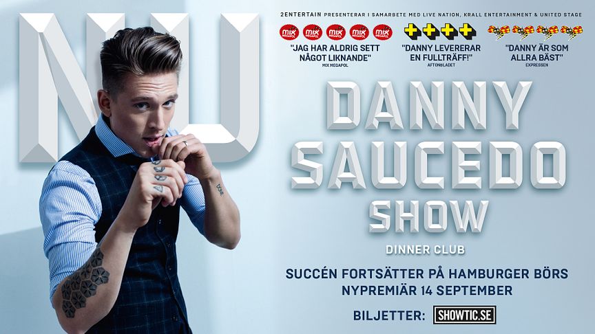  Utsålda hus för Dannys show på Hamburger Börs även i höst! – NU introducerar vi Dannys Day Club 