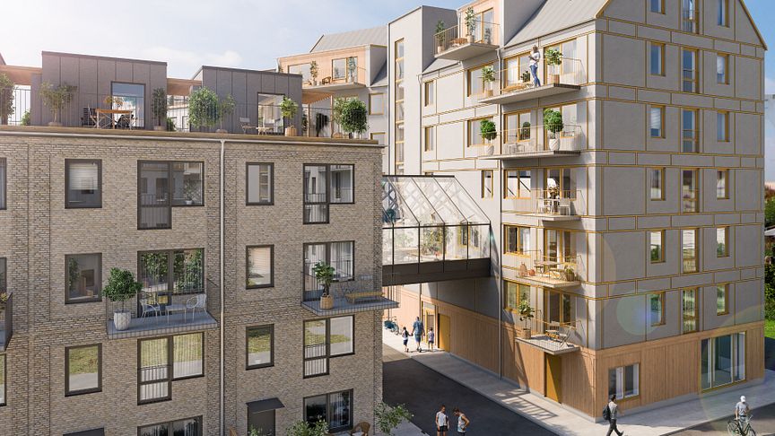 Sälj- och byggstart för 47 lägenheter i Riksbyggens Brf Nära i Hyllie, Malmö