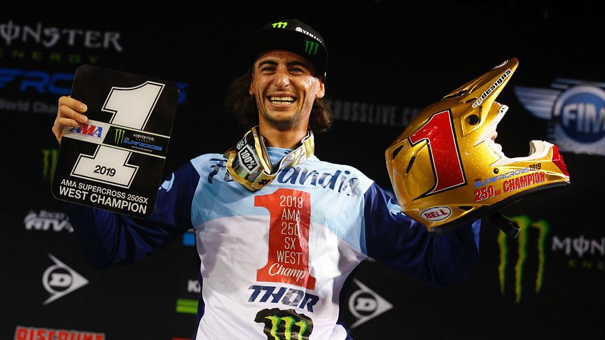 Dylan Ferrandis Takes Comeback Win to Clinch AMA 250SX West Championship