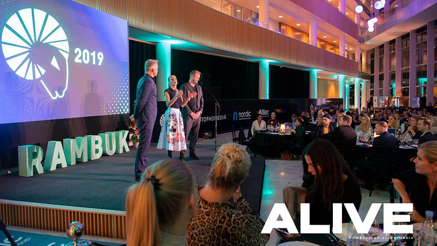ALIVE stod bag Årets Rambuk 2019, der i år blev afholdt i Aller Huset på Havneholmen i København. 