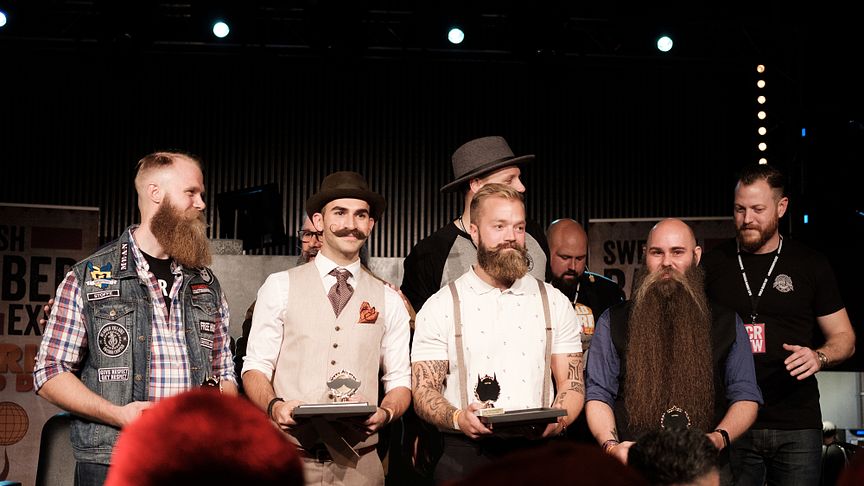 Vem har Sveriges snyggaste skägg 2019? (vinnarna från förra årets tävling) / Fotograf: Carl D Marshall, Beardshop.se