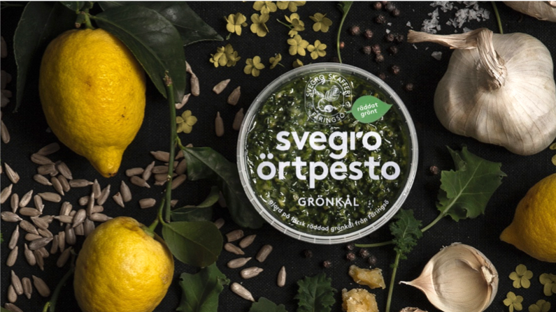 Svegro Örtpesto lanseras i smakerna grönkål, basilika och koriander.