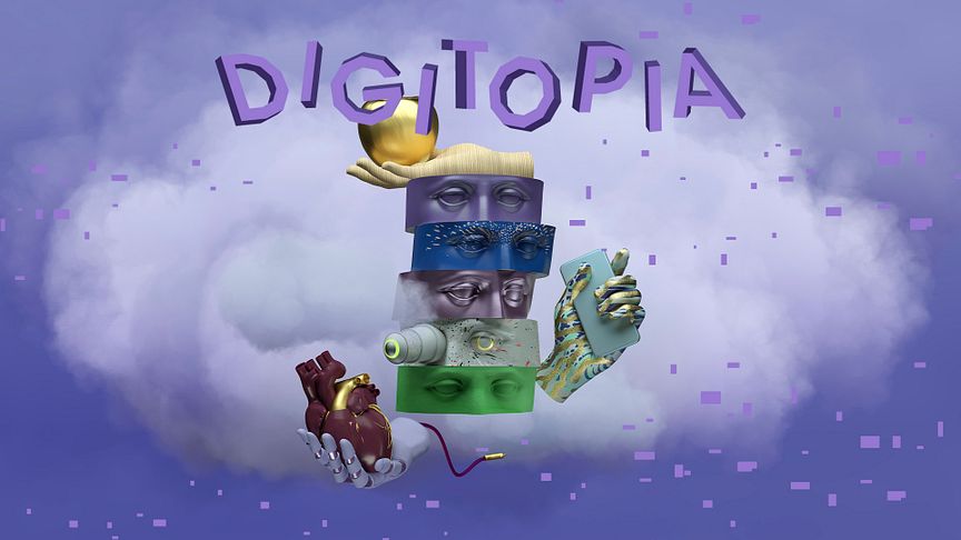 Digitopia invigs 3 december och öppnar för allmänheten dagen därpå. Illustration: Lena Trapp
