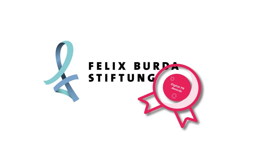 YESSSS!!! Felix Burda Stiftung zum zweiten Mal mit Digital PR Award ausgezeichnet.