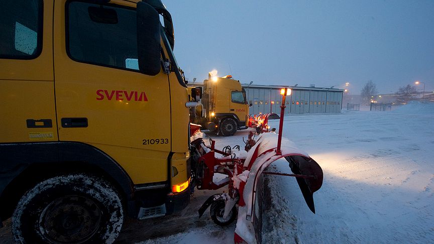 Vägarna inom driftområde Svenstavik kommer att skötas om av Svevia under de närmaste fyra åren.  Foto: Patrick Trägårdh