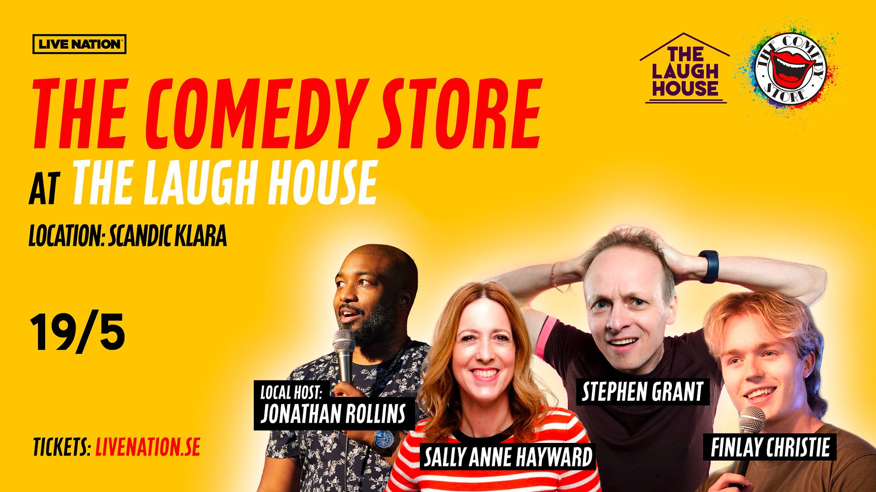 The Comedy Store returns to Sweden
