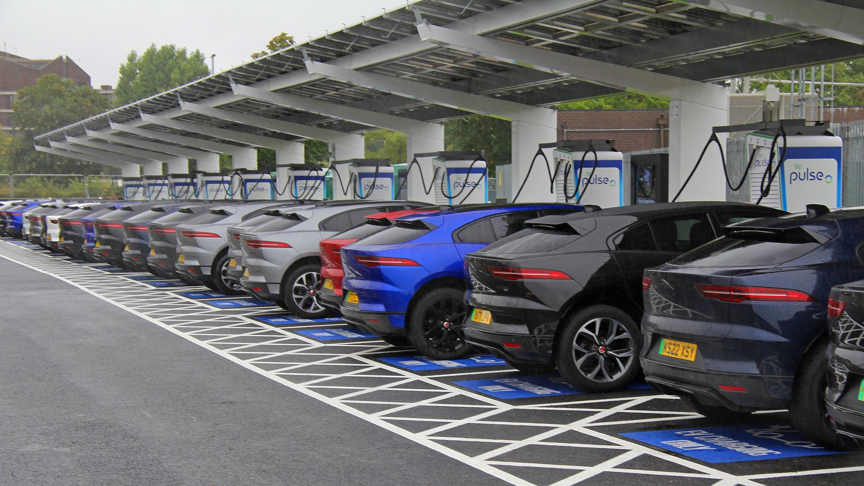 Jaguar supports one of the largest charging stations in Europe