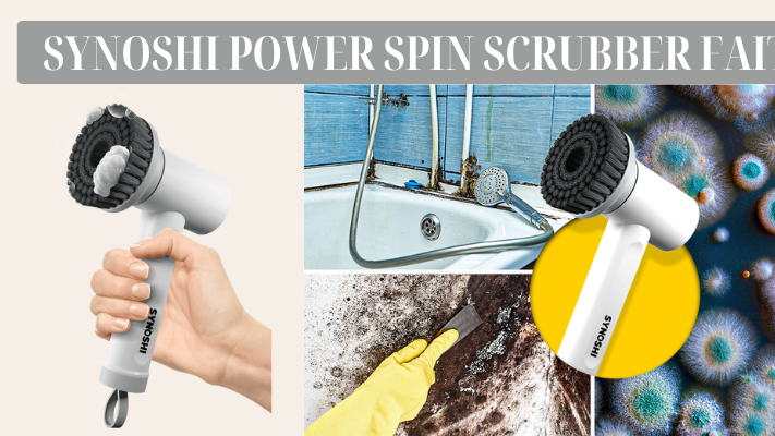 Synoshi Power Spin Scrubber Faits 4 FR