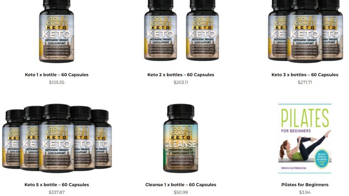 Gold Coast Keto bottles in Australia & NZ | iExponet