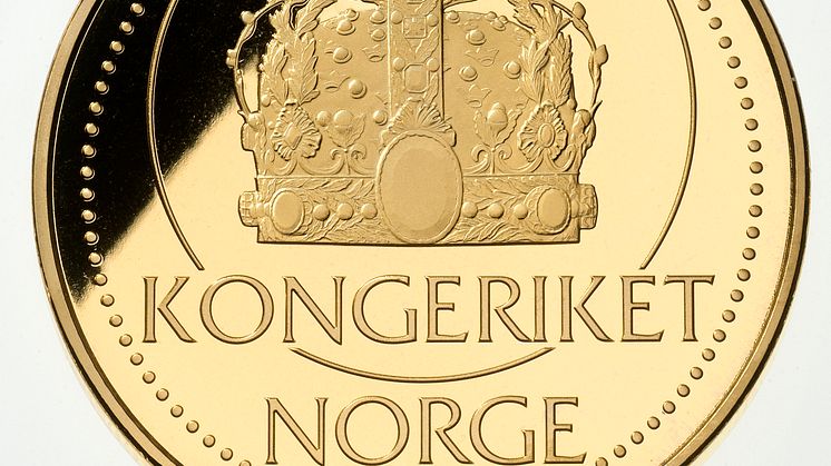 Kong Harald V 75 år jubileumsmedalje - reverse