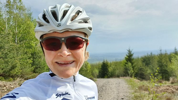 Halland är en framtida mountainbikedestination menar Nellie Larsson.