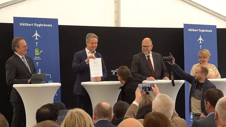 I april 2022 undertecknades en avsiktsförklaring med Sollefteå kommun om att undersöka möjligheterna att etablera ett unikt industriprojekt för hållbart flygbränsle i Långsele, Sollefteå.