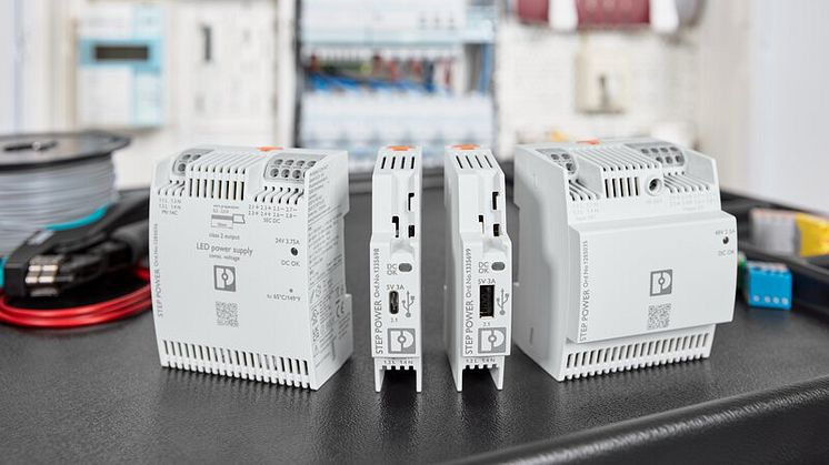 Power supply for building automation: Supply and charge via USB