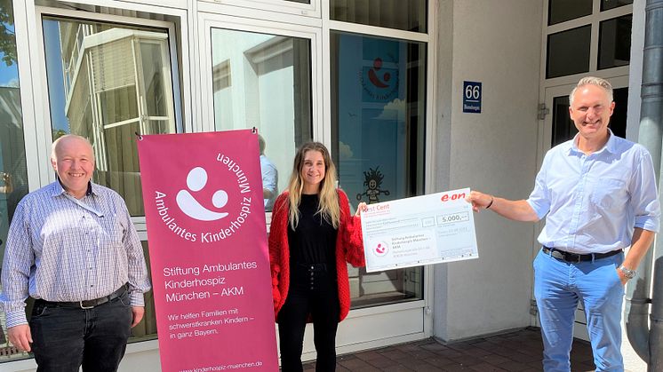 E.ON-Mitarbeiter spenden an die Stiftung Ambulantes Kinderhospiz München