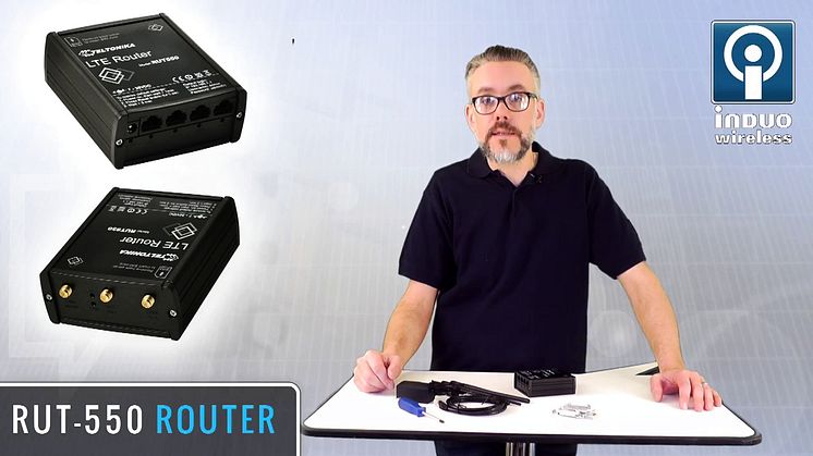 Presentation av RUT-550 4G router