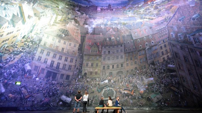 Geschichte erleben: asisi Panometer Leipzig beeindruckt mit dem weltgrößten 360°-Panorama