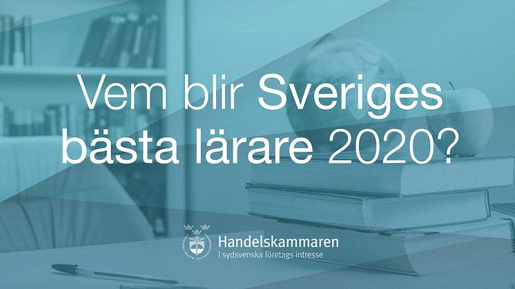 Nu inleds sökandet efter Sveriges bästa lärare 2020! 