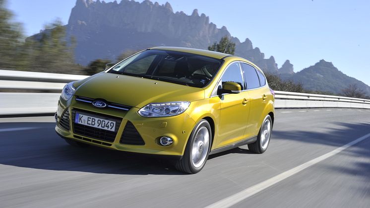 Ford Focus 1,0-liters EcoBoost, den mest bränsleeffektiva bensindrivna Forden någonsin